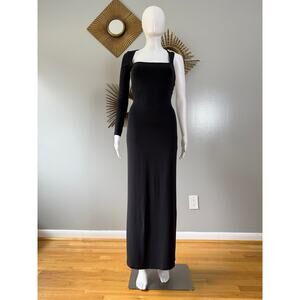 ZARA - Black Cut Out Nilit & Basf Maxi Dress